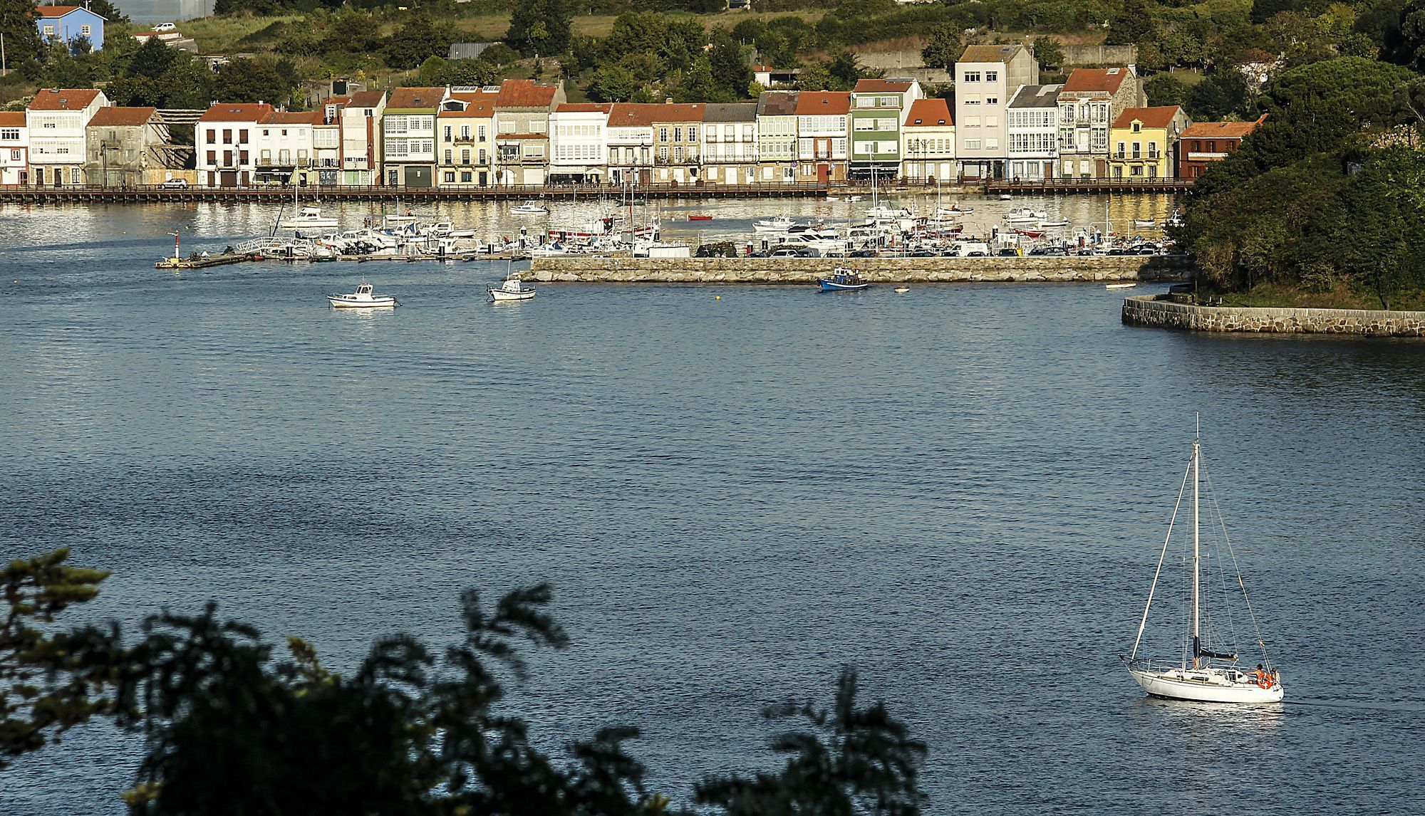 Perspectiva de la villa de Mugardos (foto: Mero Barral / Ferrol360)